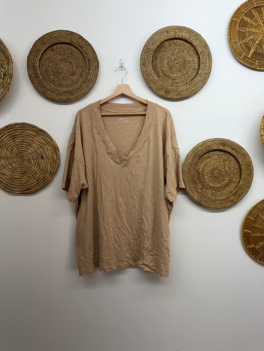 Aerie Oversized V-Neck Tee T-Shirt XL